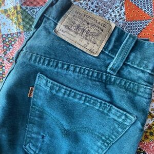 Levi's Forrest Green Denim Jeans